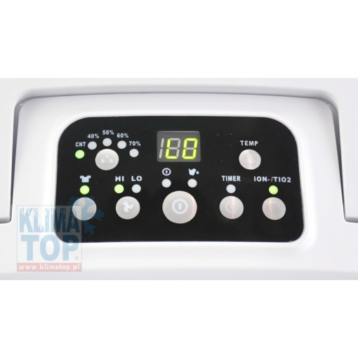 Osuszacz powietrza Master DH720P - panel sterowania